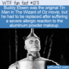WTF Fun Fact – Buddy Ebsen Tin Man Problems