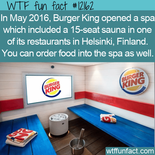 WTF Fun Fact - Burger King Spa