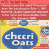 WTF Fun Fact – Cheerioats