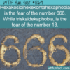 WTF Fun Fact – Hexakosioihexekontahexaphobia