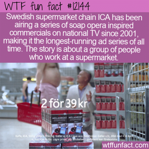 WTF Fun Fact - Swedish Soap Opera Commercials