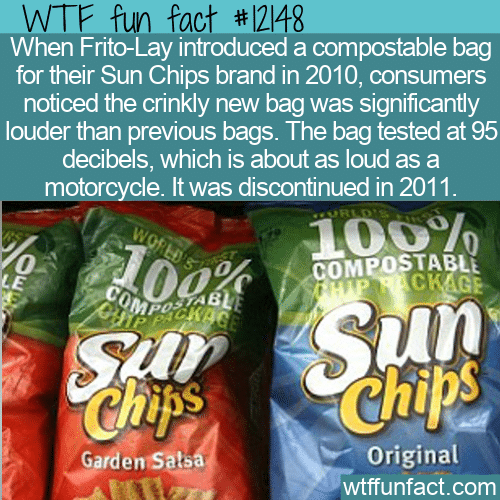 WTF Fun Fact - The Chip Bag That Was Too Loud