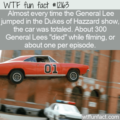 WTF Fun Fact - Total of Totaled General Lees