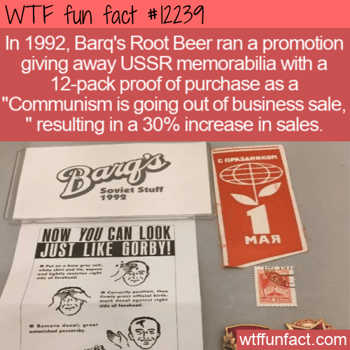 WTF Fun Fact - Barq's Soviet Stuff