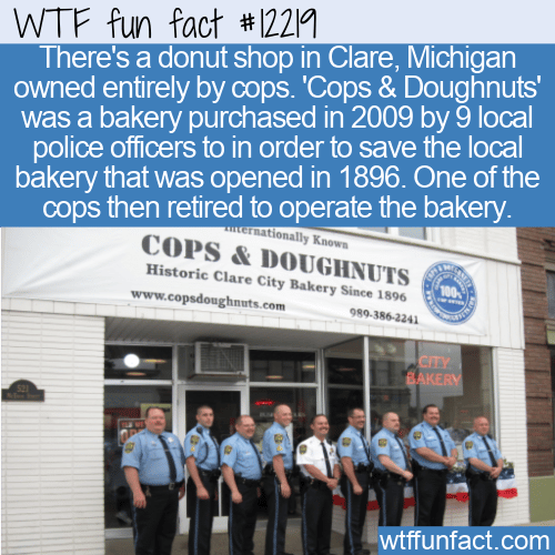 WTF Fun Fact - Cops & Doughnuts