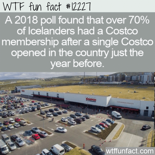 WTF Fun Fact - Icelanders Adopt Costco