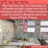 WTF Fun Fact – LaFayette Buried In American Soil