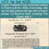 WTF Fun Fact – Le Reyne Le Veult