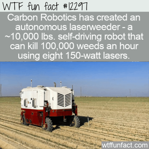 WTF Fun Fact - Autonomous Laserweeder