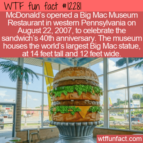 WTF Fun Fact - Big Mac Museum
