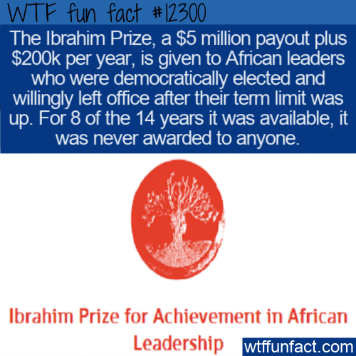 WTF Fun Fact - The Ibrahim Prize