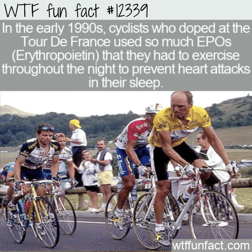 WTF Fun Fact - Early Doping In Cyclists