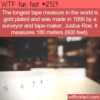 WTF Fun Fact – Gold Plated Tape Measure