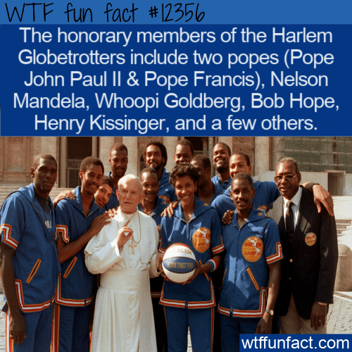 WTF Fun Fact - Honorary Harlem Globetrotters