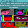 WTF Fun Fact – Ringo Starr’s MS Paint Art