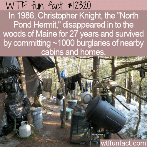WTF Fun Fact - The North Pond Hermit
