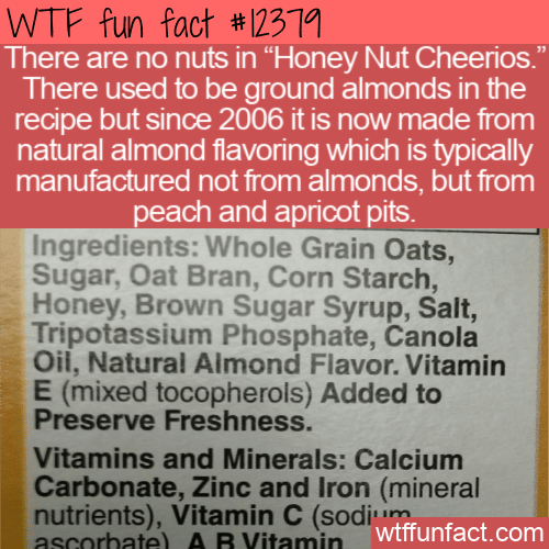 WTF Fun Fact - Honey Nut(less) Cheerios
