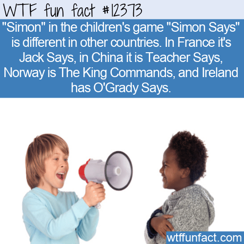 WTF Fun Fact - Simon O'Grady Says