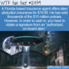WTF Fun Fact 12439 – Alien Abduction Insurance
