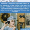 WTF Fun Fact 12570 – The Telephone’s Real Inventor