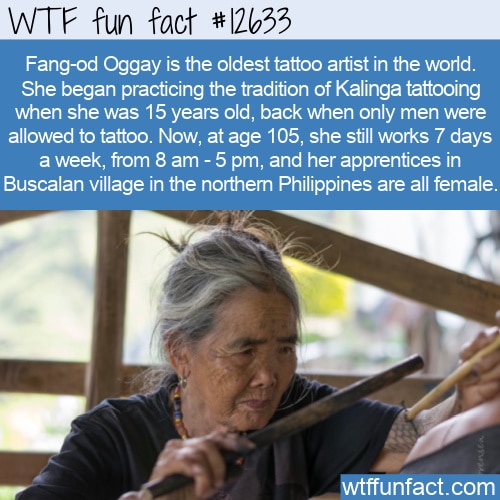 WTF Fun Fact 12632 - The Oldest Tattoo Artist