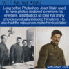 WTF Fun Fact 12652 – Stalin’s Penchant for Editing Photos