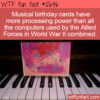 WTF Fun Fact 12646 – The Power of the Musical Birthday Card