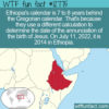 WTF Fun Fact 12775 – The Ethiopian Calendar
