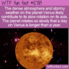 WTF Fun Fact 12783 – The Rotation of Venus