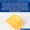 WTF Fun Fact 12980 – Pringles Are Not Potato Chips
