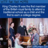 WTF Fun Fact 12938 – King Charles III First To Attend School