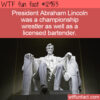 WTF Fun Fact 12953 – Abraham Lincoln, Licensed Bartender and Wrestling Champ