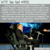 WTF Fun Fact 13032 – Stephen Hawking, Practical Joker